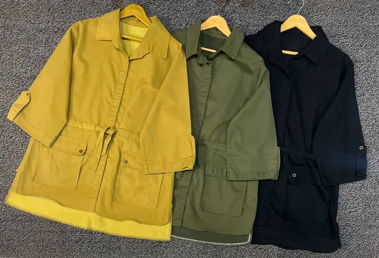 🖋نام: مانتو کتان جیب پاکتی
