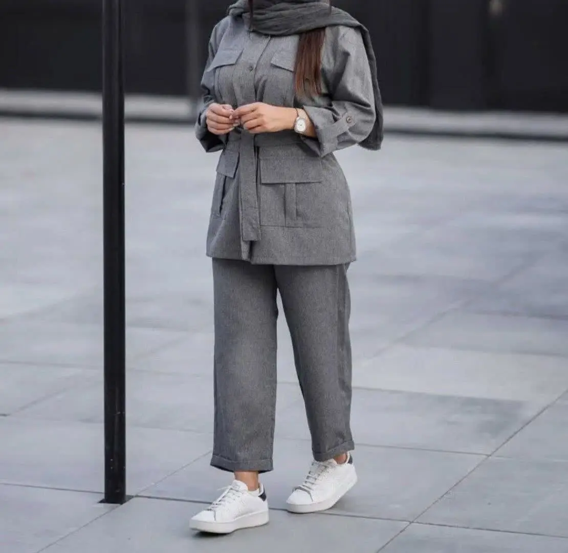 ❤️نام: #مانتو_شلوار مدل* کژال*
