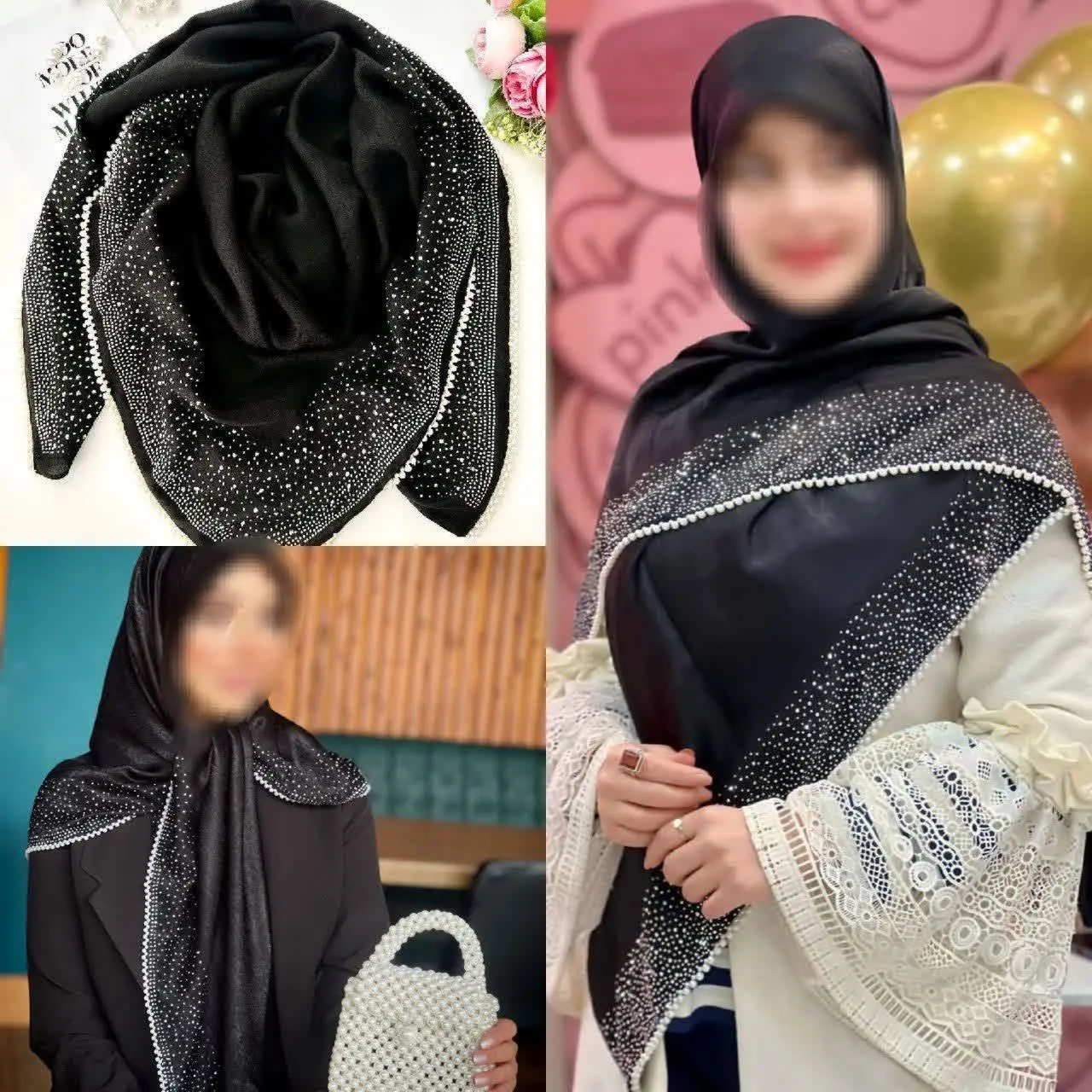 ❣نام: روسری نگین مروارید
