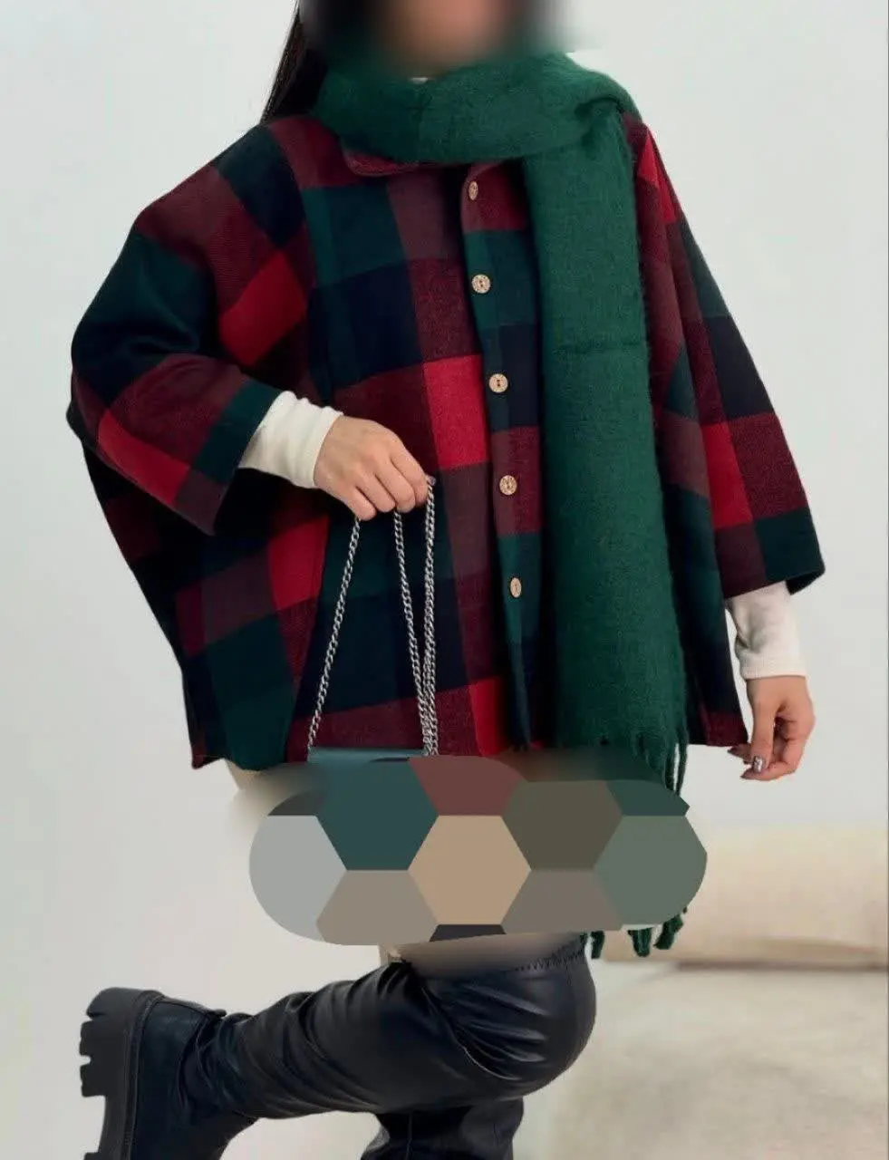 پالتو پانچ خاتون