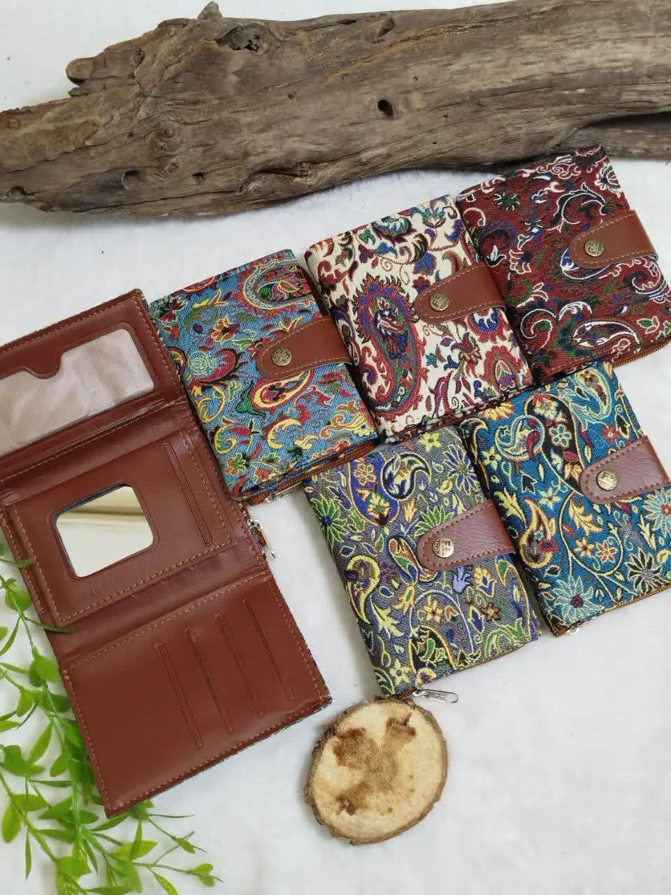 ✅ کیف پول سنتی با رنگ ها و...