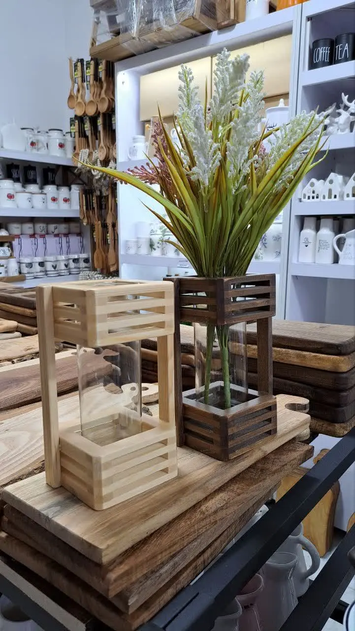 🍄جاگلدان شیشه ای