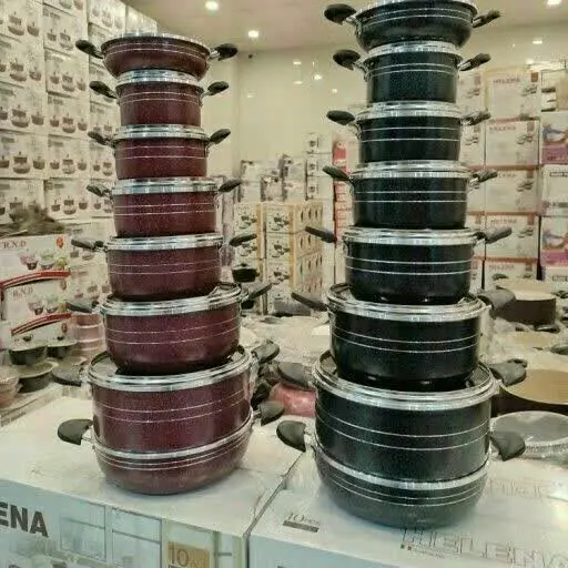 #سرویس قابلمه ۱۴ پارچه زنبوری 
