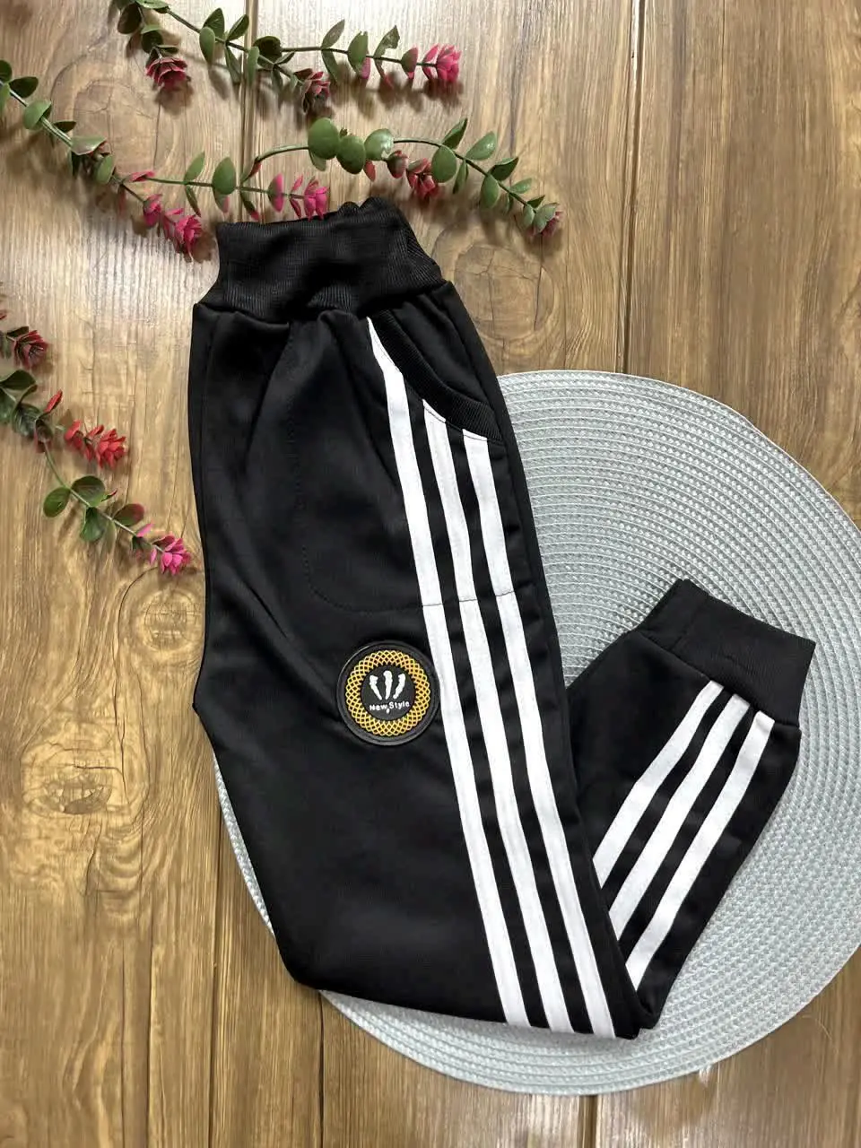 💫 شلوار مشکی سه خط 💫
