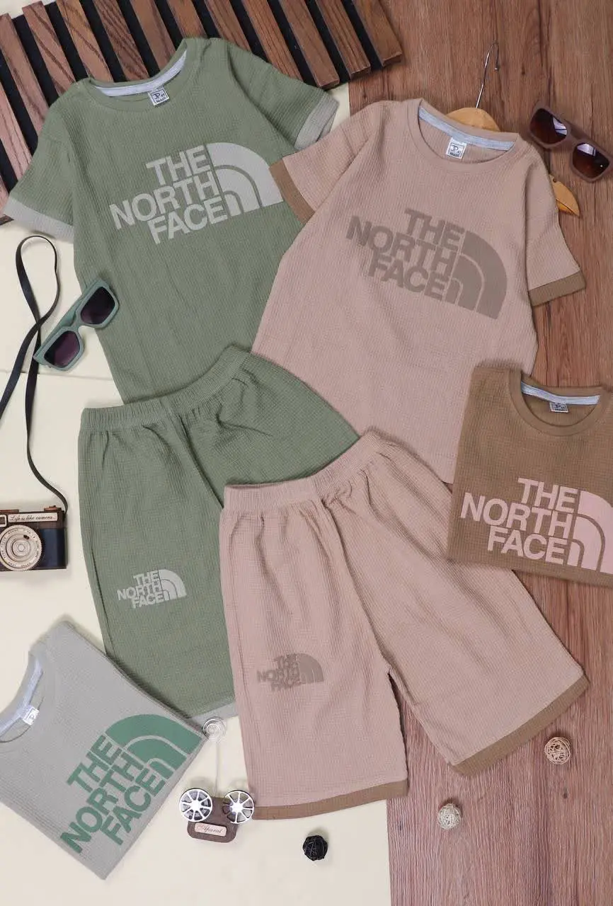 👕نام کالا: #تیشرت_شلوارک بیسکویتی پسرانه 
