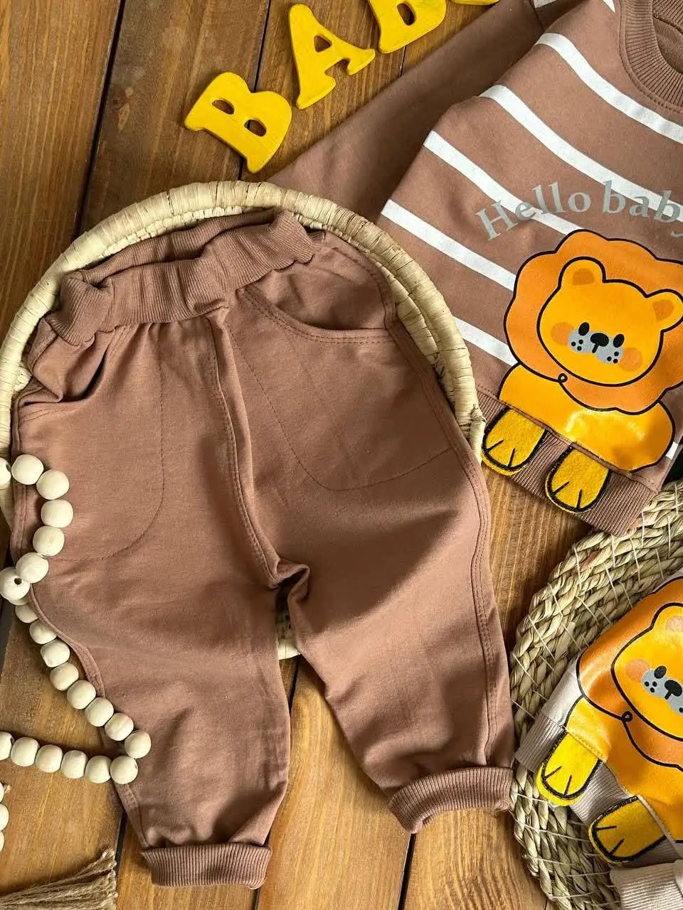 🦁بلوز شلوار اسپرت طرح لیون🦁
