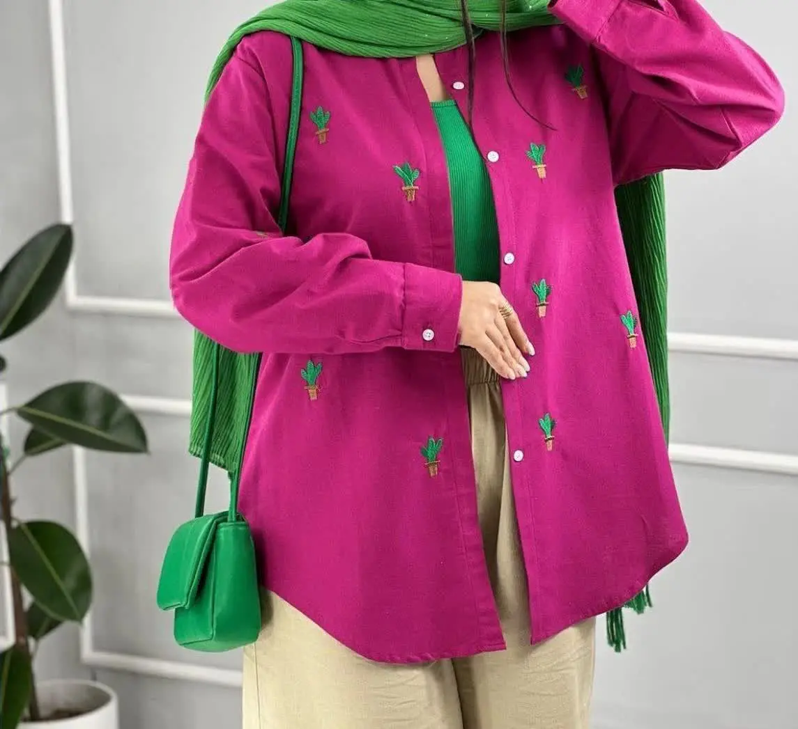 نام: شومیز مانتویی کاکتوس
