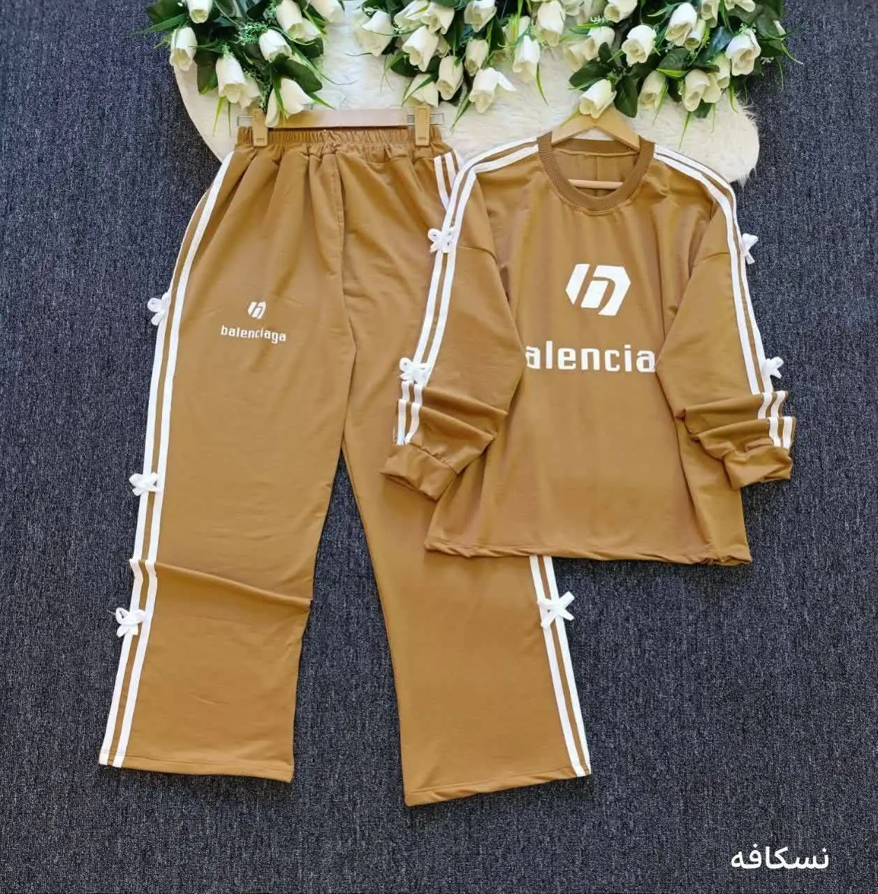 ست تیشرت شلوار بالنسیاگا پا...