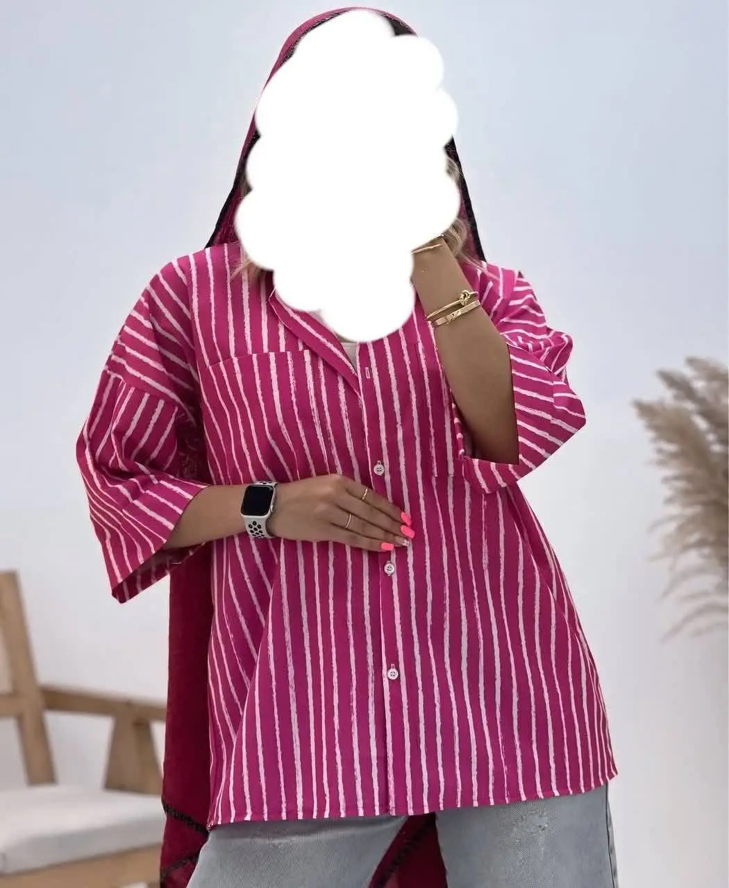 شومیز مانتویی دوجیب پریان 😍