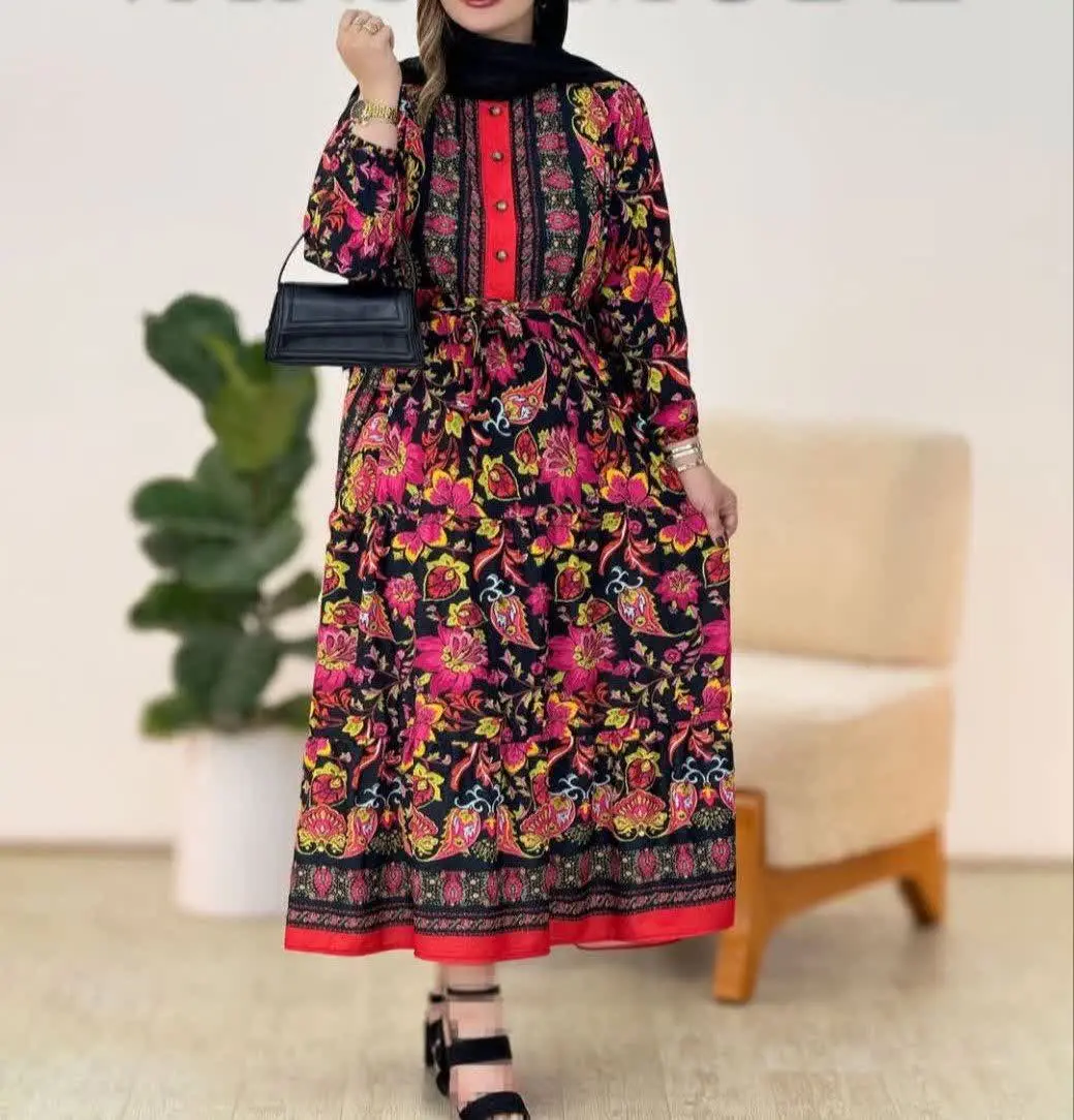 🌻پیراهن ساحلی مدل بهارک
