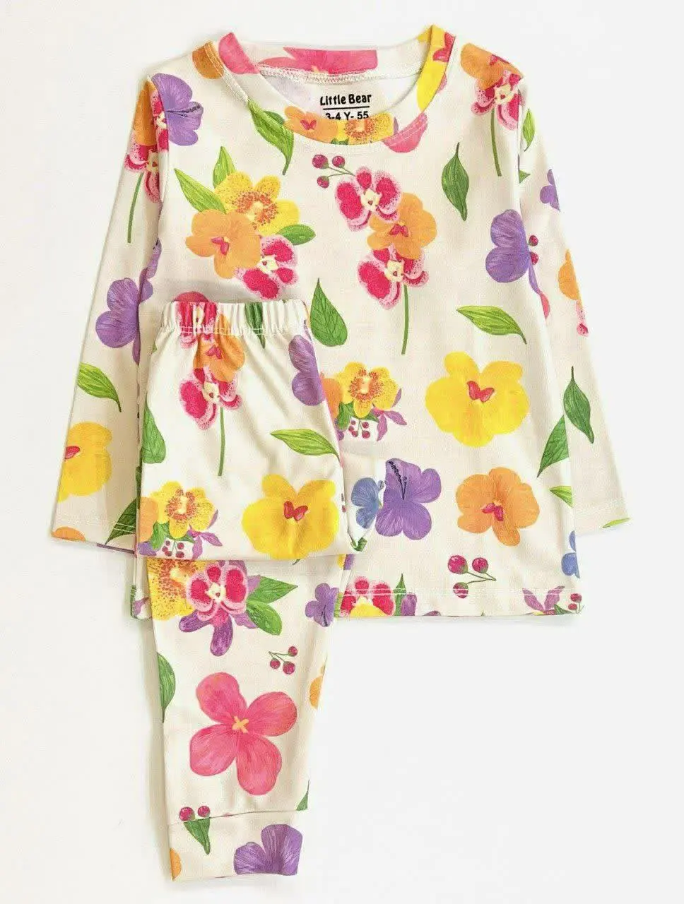 بلوز شلوار راحتی گلهای بهاری🌸
