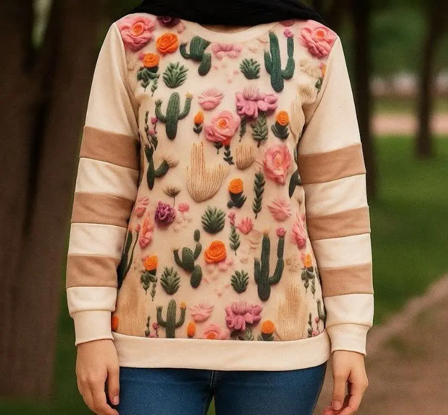 💥ست بلوز شلوار کاکتوس😍