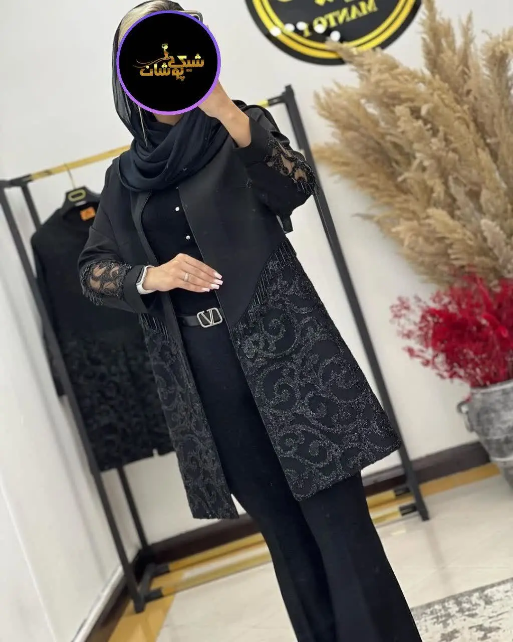 👚نام: مانتو مجلسی نیلوفر
