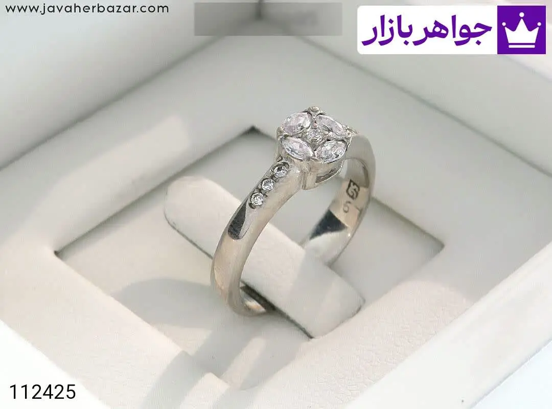 انگشتر نقره طرح سارینا زنان...