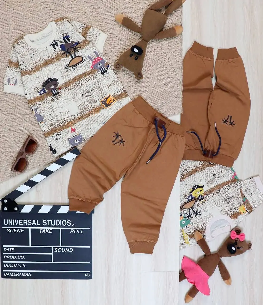 👫تیشرت و شلوار جزیره و کشتی حیوانات 👫
