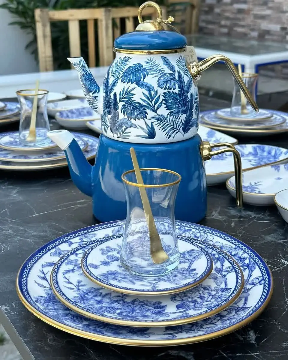 استکان نعلبکی چایخوری gonul
