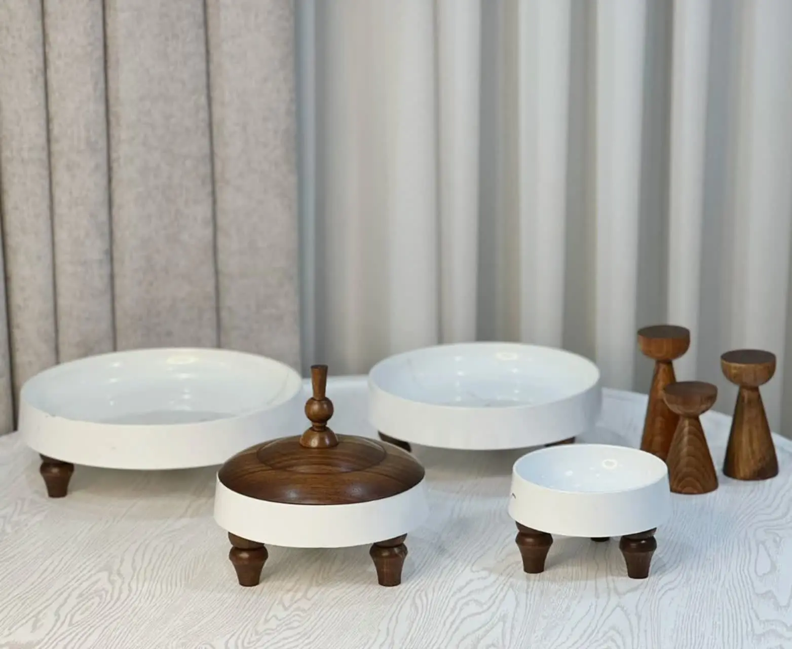 💥ست پذیرایی ۴تیکه سنگی کورین 💥