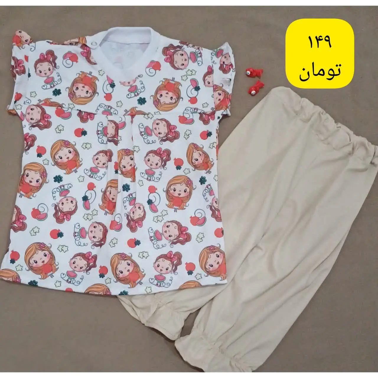 ❇️ تیشرت و شلوارک ۱۰۰ پنبه
