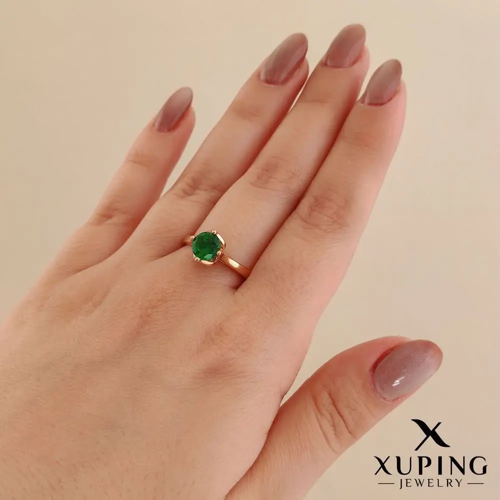 💎 انگشتر مینیمال زمردی از ب...