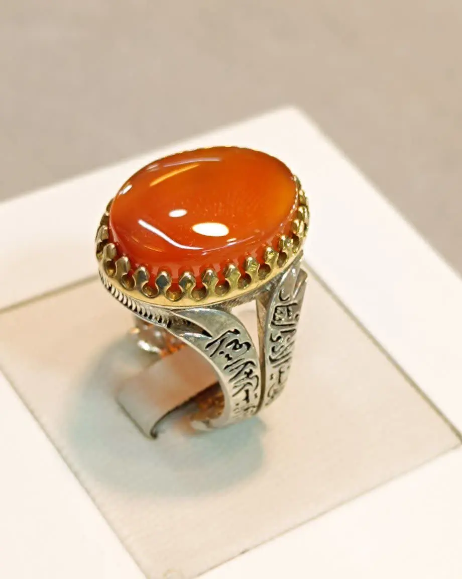 🔶انگشتر نقره طرح ذوالفقار ع...