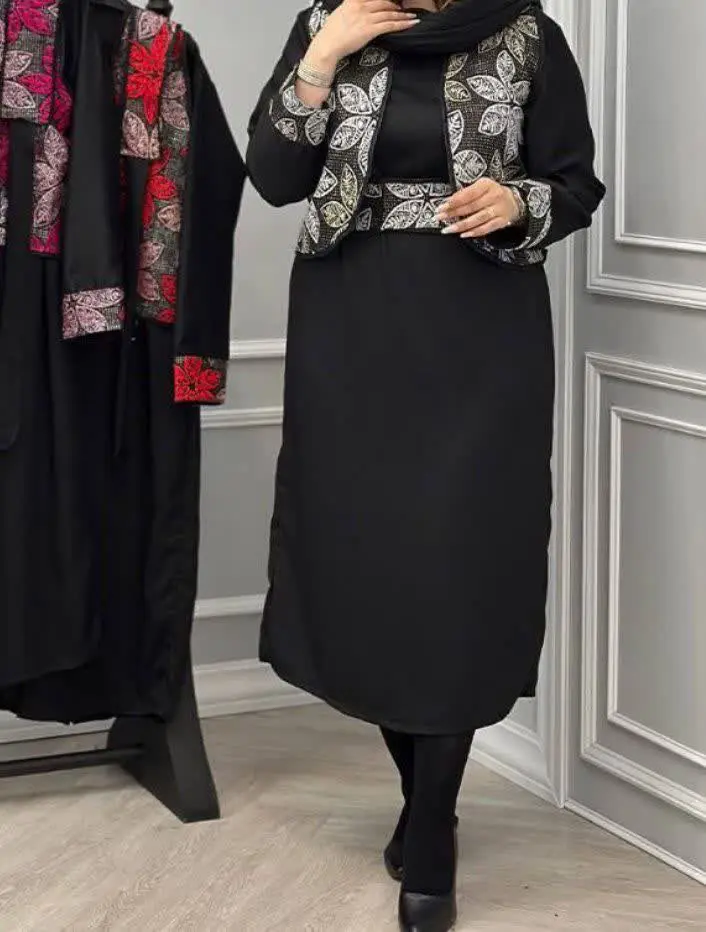 ❤️ ست سه تیکه (ژیله سارافون و کمربند) گلپر
