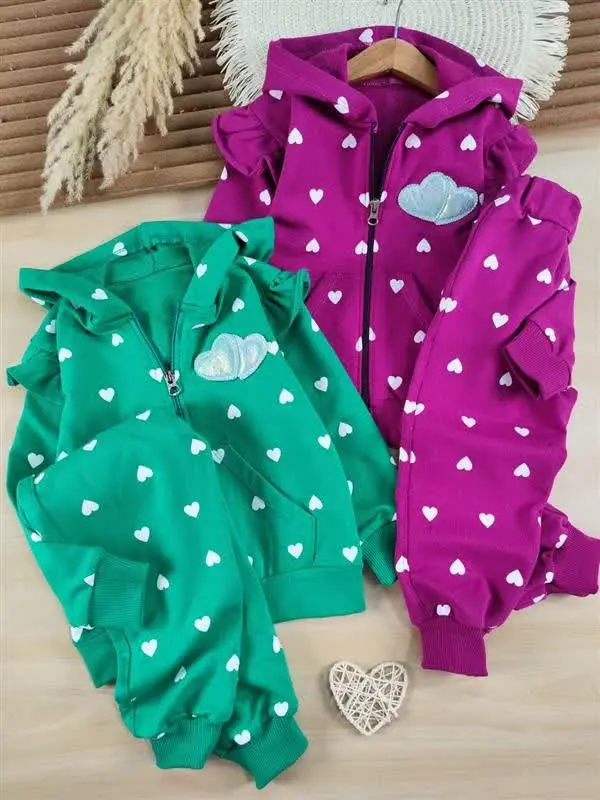 ❤️سویشرت و شلوار دو قلب برج...