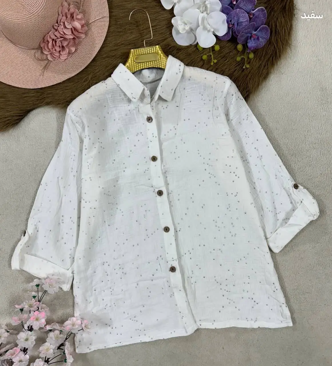 نام: مانتو دبل فیس نگینی
