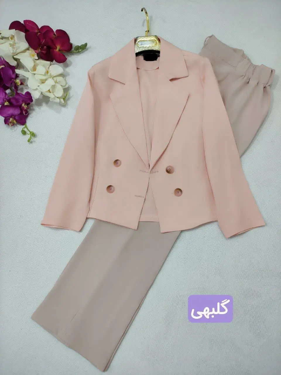 ط🌷نام: ست مانتو شلوار وانیل 
