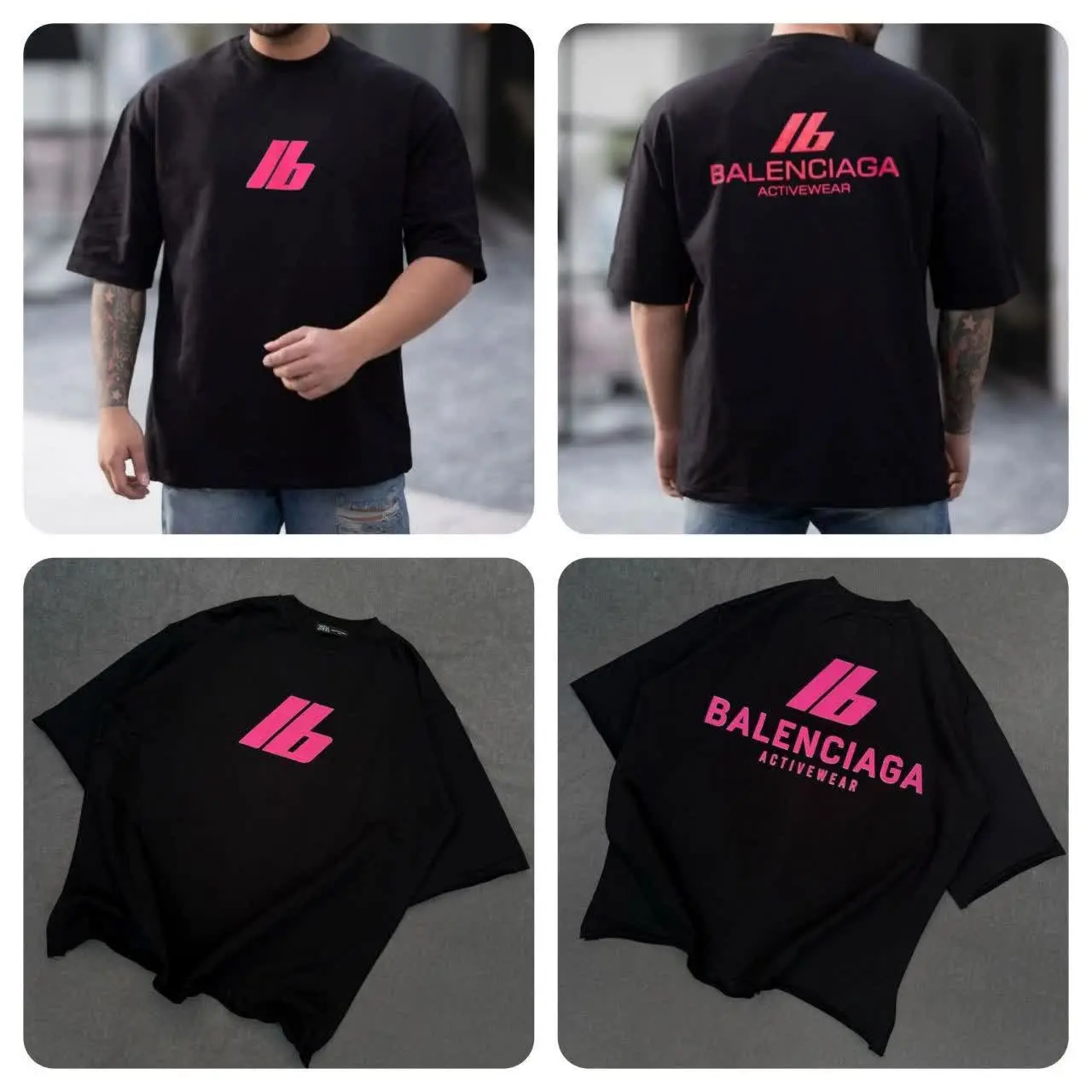 تیشرت مردانه لانگ Balencia مدل ۳۶۰۹ 
