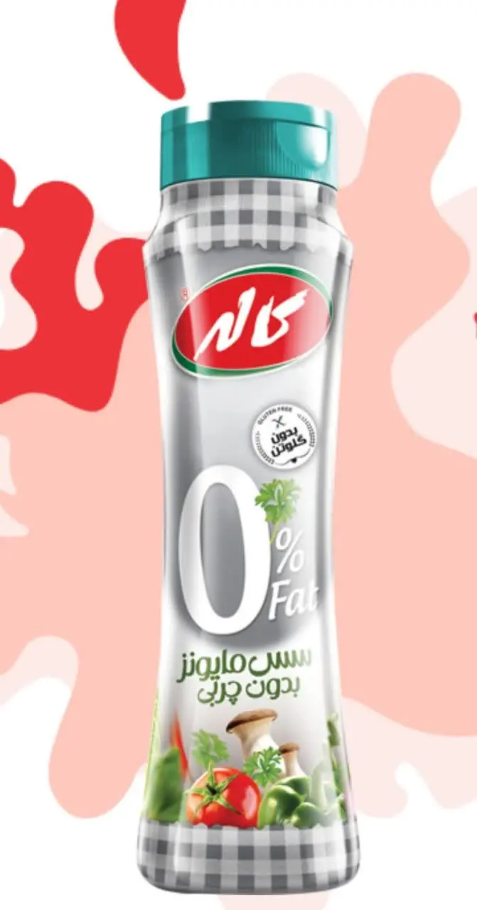 سس مایونز بدون چربی ۸۰۰ گرم کاله 
