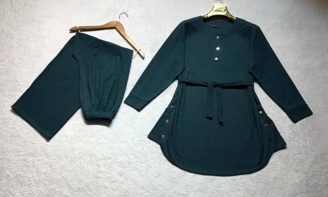 🆕️🛍🆕️ ست تونیک و شلوار بیگ سایز 
