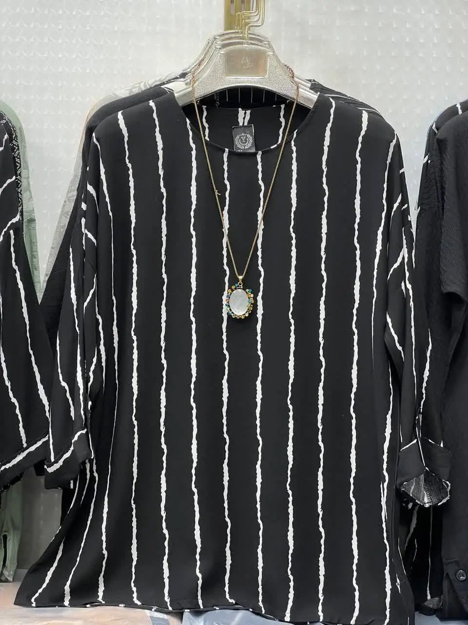 ⭕️مدل شومیز پری یقه گرد
