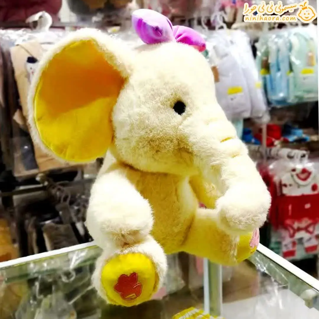 عروسک فیل نشسته