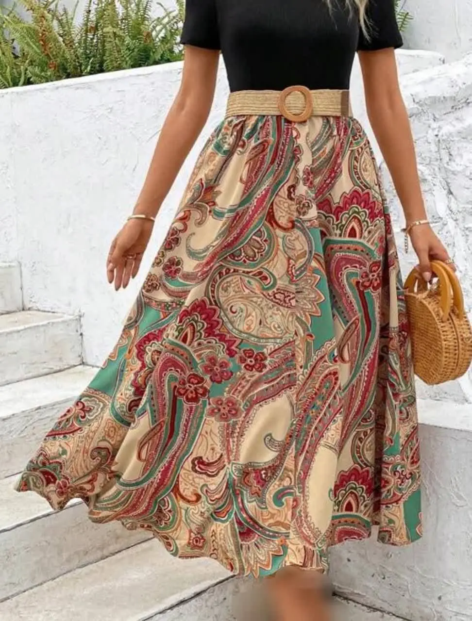 دامن طرح بته جقه خنک و خوش...