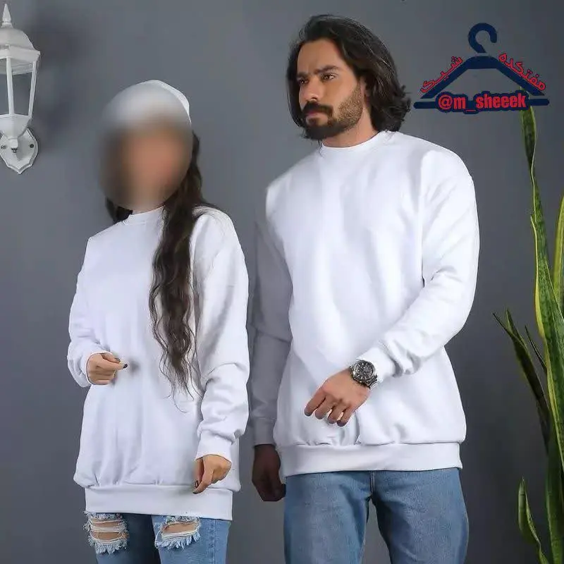 🍁 بلوز یقه گرد اسپرت ساده 
