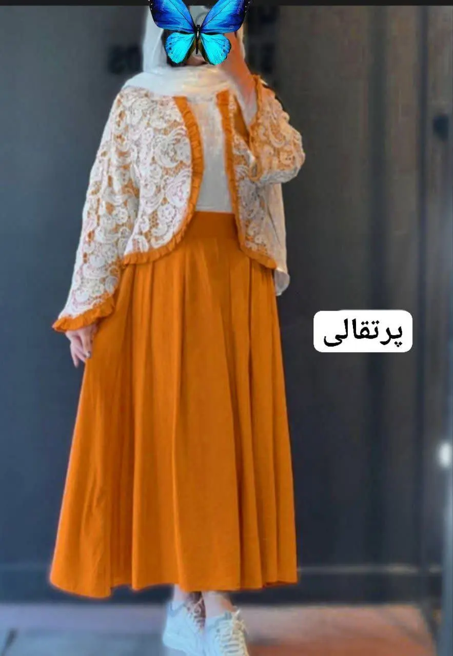 نام: کت و دامن مزونی پرطرفدار ترمه
