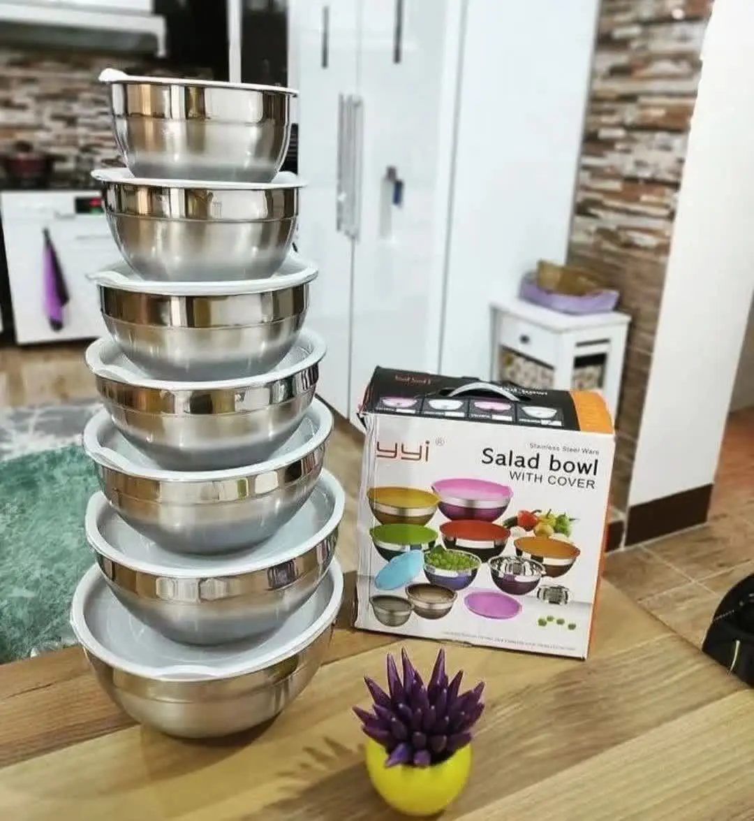 🍓 لگن درب دار ۷ تایی
