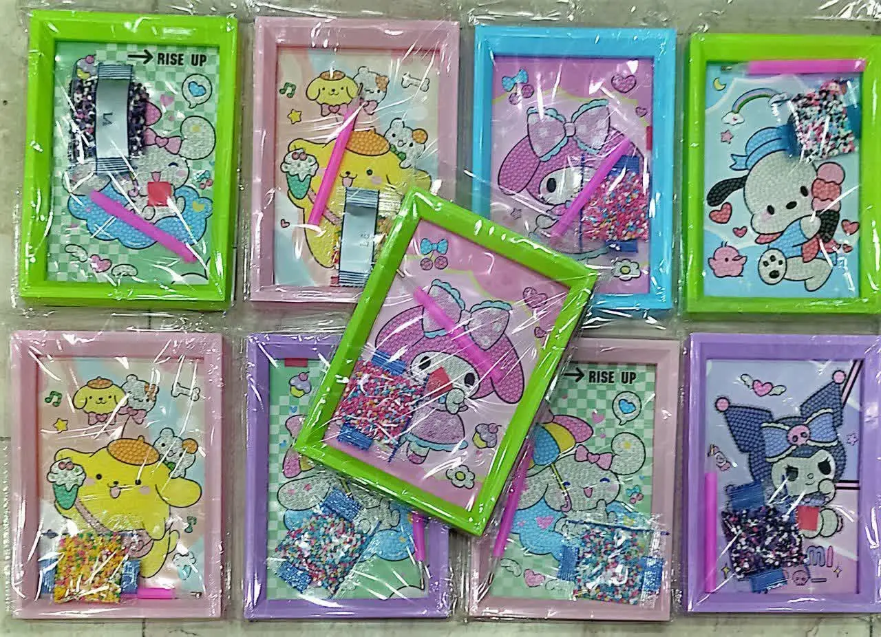 نقاشی الماسی قاب دار سایز ۱۵ × ۲۰
