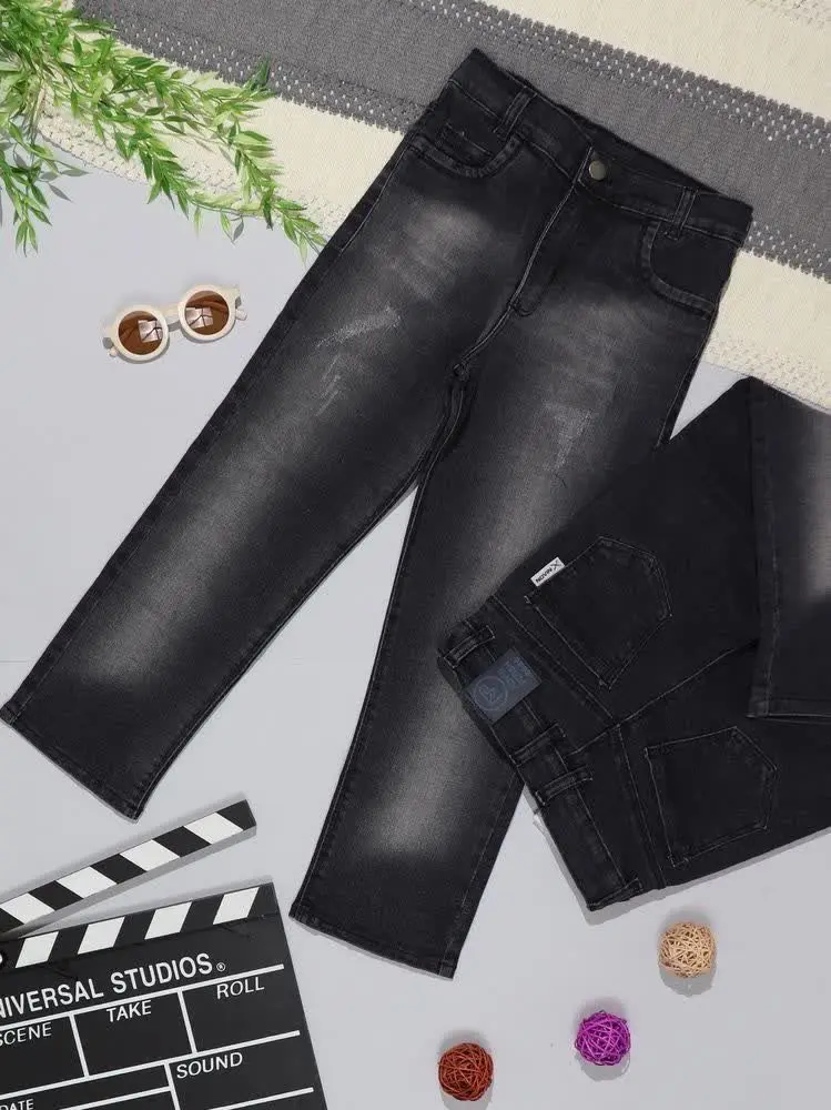 👫شلوار جین کمردار راسته اسل...