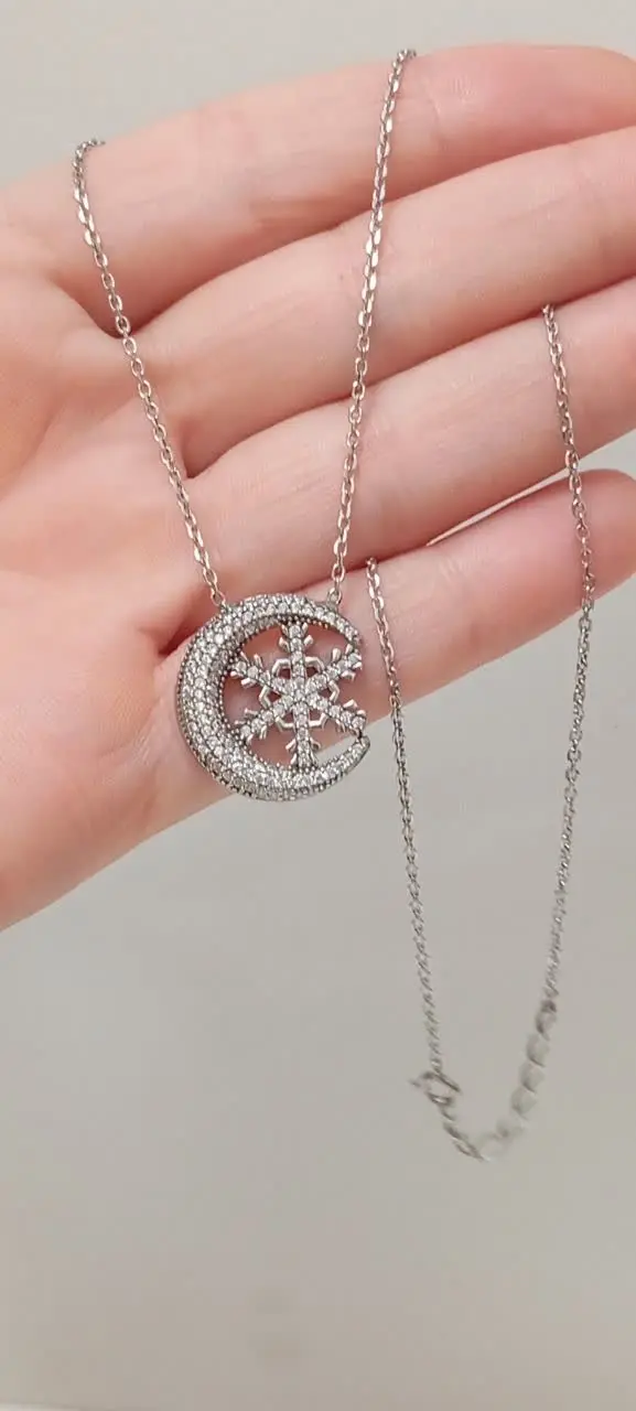 #گردنبندنقره عیار۹۲۵ابکاری رادیوم
