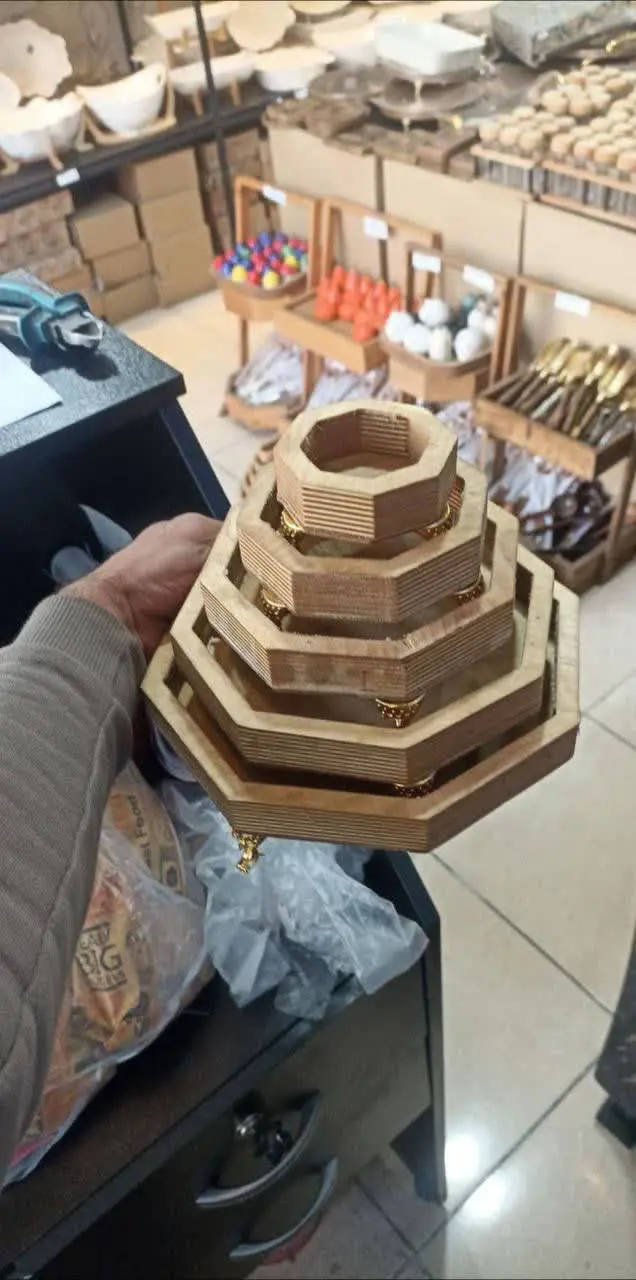 سروپنج تیکه پایه دار
