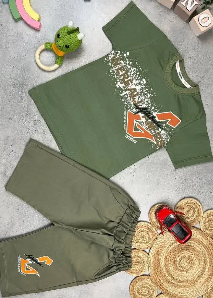 ☘️☘️ تیشرت و شلوارک پسرانه🍭
