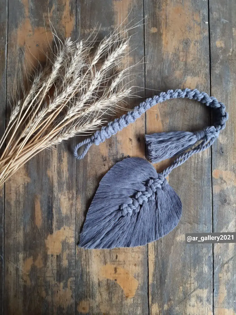 ✅پرده جمع کن مکرومه 
