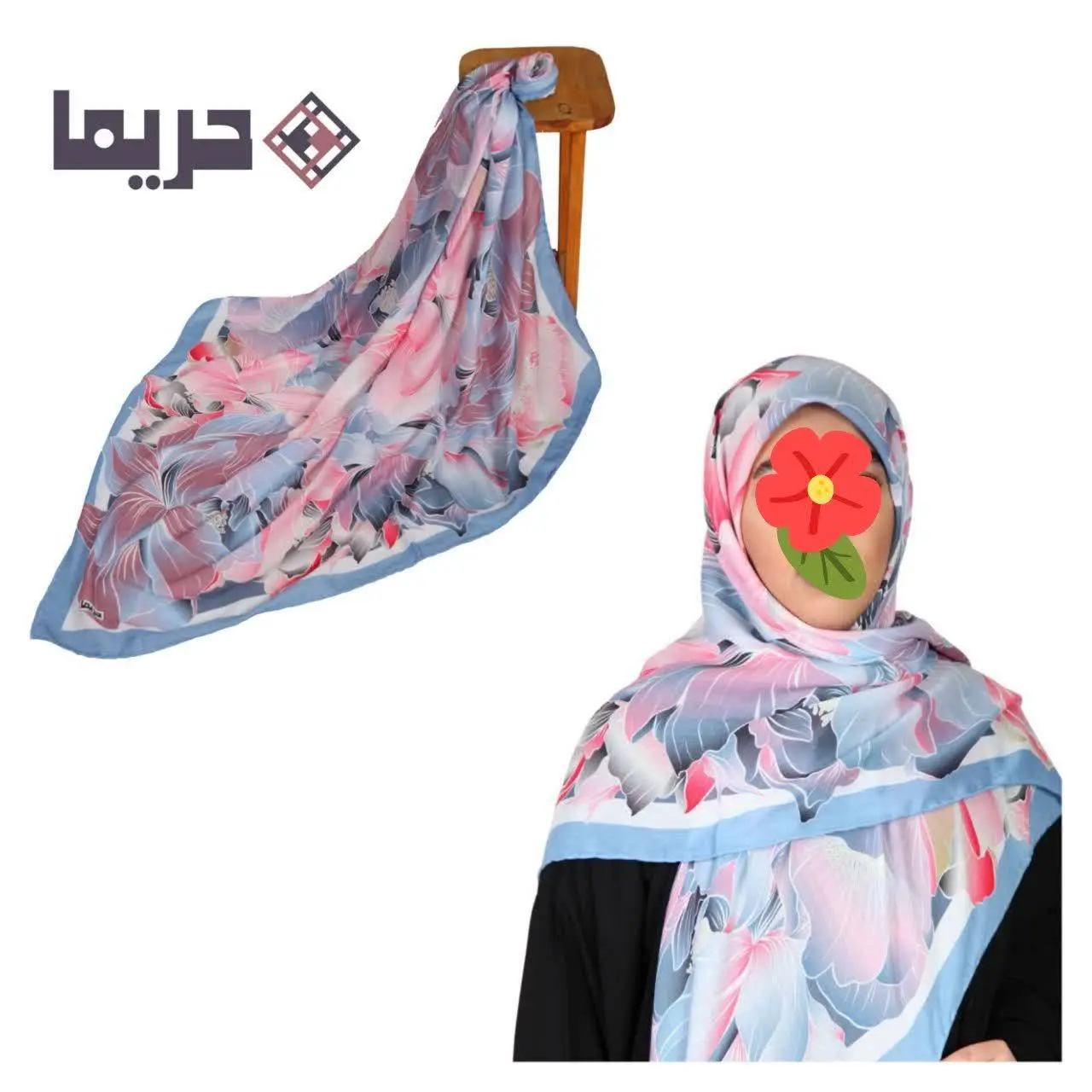 ❤️ روسری نخ ابریشم مجلسی
