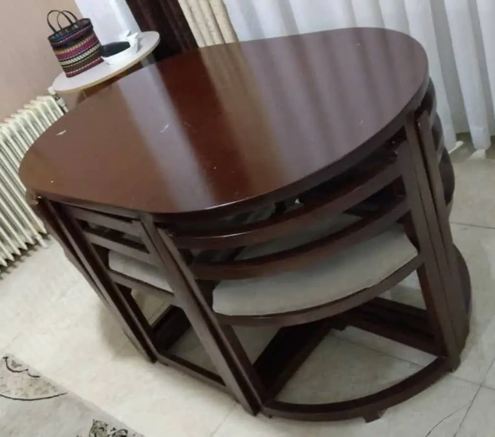 میز ناهار خوری ۶ نفره کم جا