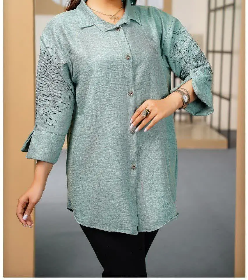 👚نام: مانتو آستین نگین ۱۳۲۳
