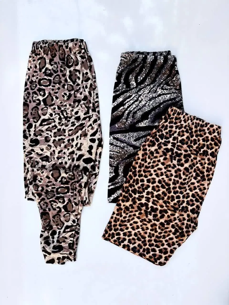 ✅ شلوار مخمل پلنگی