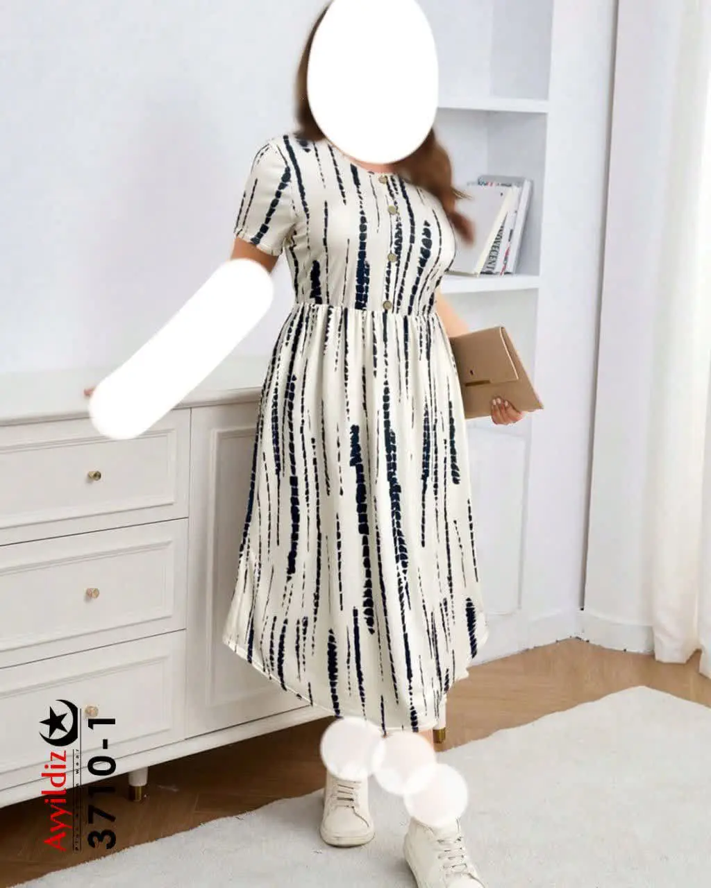 ✅ پیراهن راحتی نخی بیگ سایز...