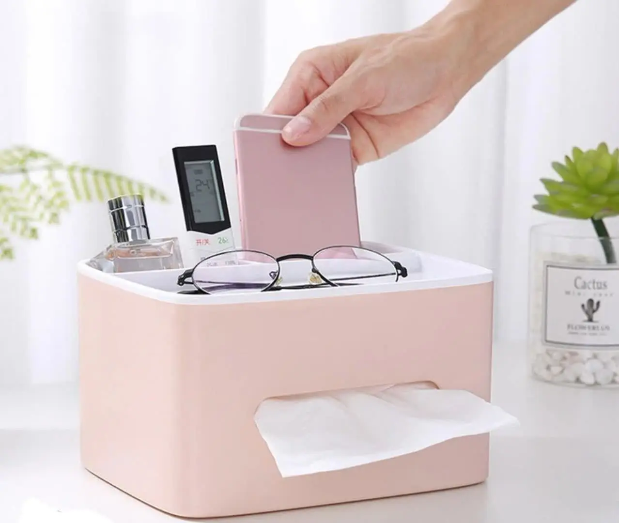 نظم دهنده رومیزی و جای دستمال کاغذی
