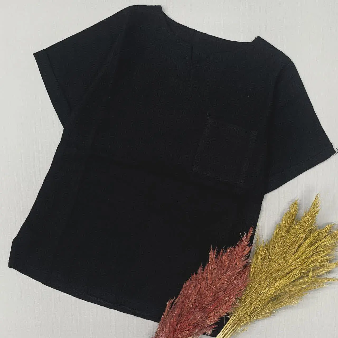 ✅ تیشرت یقه کوبایی
